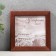 Photo frame pine С14 01/6 10x10 cm, wenge (plastic screen)