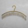 Ban for accessories 20 clothespins, 43.2 × 24 cm, color gold