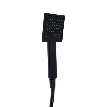 Showing system Accoona A83306F, one -leaf, thermostat, tropical shower, watering can, black-6