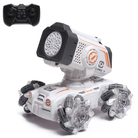 Radio controlled machine "Tank", battery, on the control panel, shooting: soap bubbles