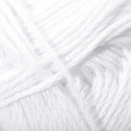 Yarn "Natural Cotton" 100% cotton 425m/100g (01-white)-2