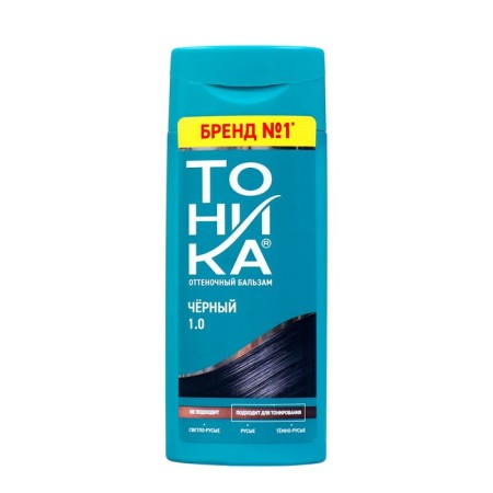 Tinted tonik hair balm, tone 1.0, black
