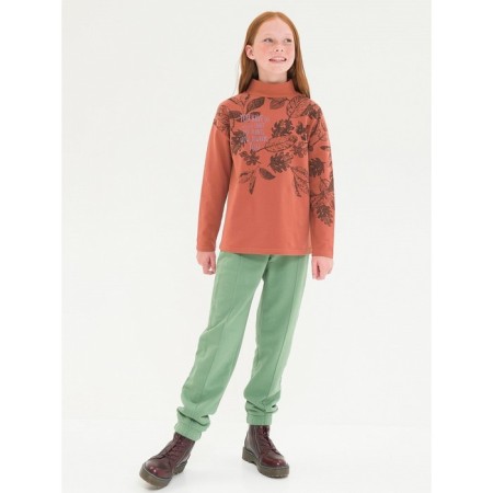 Jumper for girls, height 116 cm, copper color-3