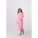 Women's robe, size 44, pink color