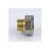 Aquasfera adapter 9021-07, 1 1/2 "x 3/4", internal/outer thread, nickel. brass
