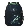 School backpack 38 x 30 x 16 cm, ergonomic back, stavia "drone", black