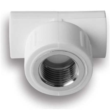 Combined Aqualink, polypropylene tee, d = 20 mm x 1/2 "x 20, internal thread-1