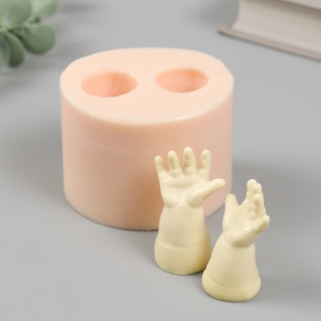 Mold Silicon "Hands" No. 2 2.5x3.3x5.4 2.5x3.3x5.4 cm-3