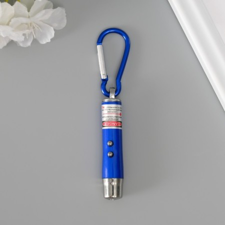 Flashlight light with a ring + laser + ultraviolet, mix