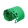 Border tape, 0.2 × 9 m, thickness 1.2 mm, plastic, curly, green, Greengo