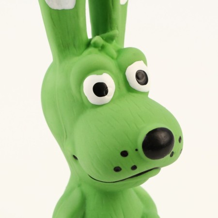 Bruttail toy for dogs from latex "Dog", 17 cm, green-4