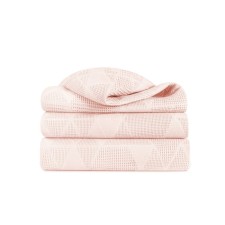 Blanket, size 150 × 190 cm, jacquard, tire color - peach