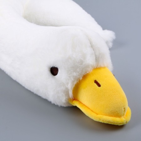 Skill of a soft toy "Goose", 75 cm, white color-2