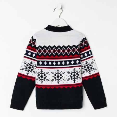 Jumper Knitted Children's Kaftan "Snow" R.32, (110-116 cm)-7