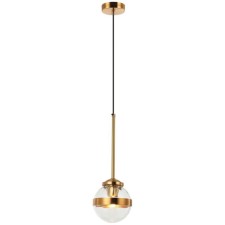Светильник подвесной Sogno 1xE27 40Вт, размер 14x14x47-150 см, цвет бронза
