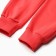 A set for a girl (sweatshirt, trousers) comb, red color, height 158 ​​cm