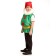 Gnome carnival costume, cap, beard, sleeveless jacket, full stomach, belt, 3-5 years old, height 104-116 cm