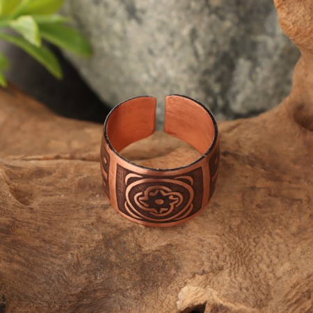 Rod ring "Rod", copper, d = 17-23 mm