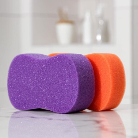 Body sponge "Eight", 15 × 8 × 3.5 cm, color mix-4