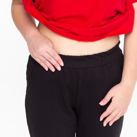 Women's pants, black color, size 52-4