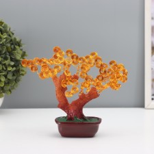 Souvenir Bonsai Polystone, metal 