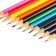 Pencils colored 12 colors, blue tractor