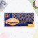 Money envelope "Congratulations!" Cutting, embossing, patterns, blue background, 8x17 cm