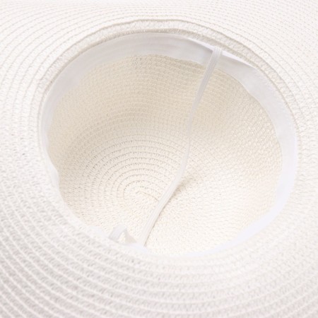 Women's hat minku "Ocean", size 56-58, white color-3
