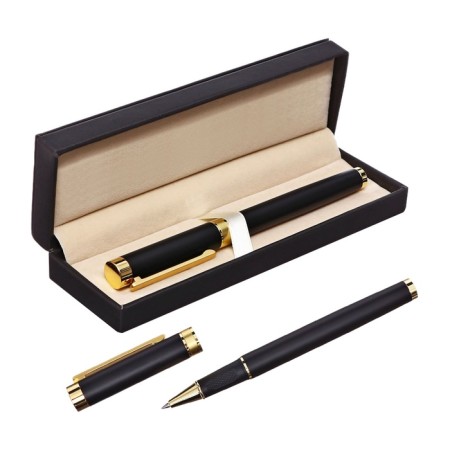 Handle Gift Roller in the leatherette case Case Corps Black/Gold