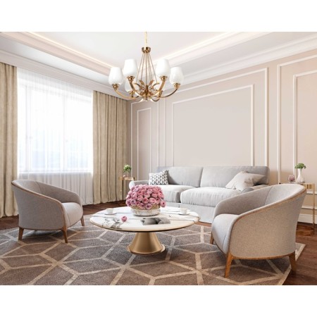 Palermo chandelier, size 67x110x67 cm, 240W 6xe27-3