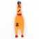 Toy squeak "chicken pirate" for dogs, 16.5 cm, yellow