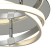 Ceiling chandelier Mantra Infinity, LED, 2500LM, 3000K, 140 mm, chromium color