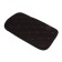 A rug for a armrest 29 × 19, eco -leather, black with red stitch