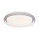 The lamp is wall-flowing Sonex. Hani, 48W, LED, 100x455x455 mm, white, transparent color