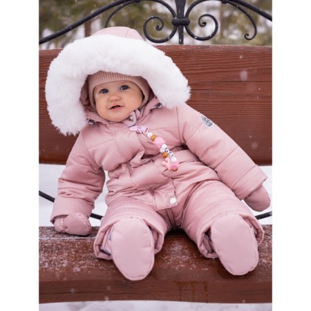 Overalls for the discharge for children, height 74 cm, color pink opal-1