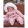 Overalls for the discharge for children, height 74 cm, color pink opal