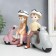 Souvenir Polystone "Boy/Girl on a moped" MIX 14x7.5x16 cm