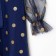 Платье детское нарядное KAFTAN горошек, рост 86-92, синий