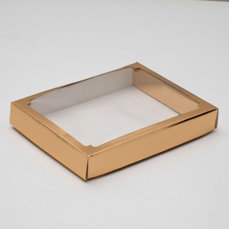 Box the team, cover is, with a window, gold, 26 x 21 x 4 cm