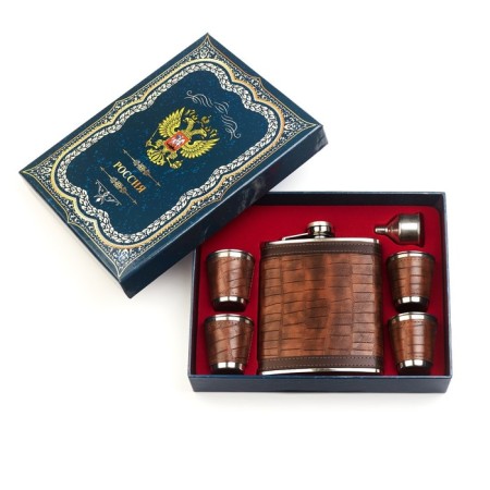 Gift set 6 in 1: Flaw 540 ml, 4 piles of 75 ml, funnel-2