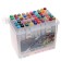 Set of markers for sketching bilateral 60 pieces/60 colors