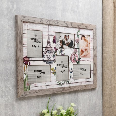 Photo frame MDF "Paris" in 6 photos 52x36 cm-1