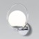 Wall lamp Eurosvet Ringo 50289, E27, 1x60W, 200x170x250 mm, chromium color