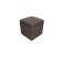 Puff with a lid and weighting, 400 × 400 × 420 mm, eco -leather, Marvel Dimrose color