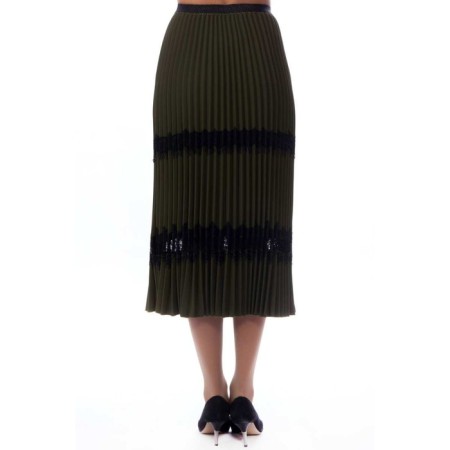 Female skirt, size 42, green color-6