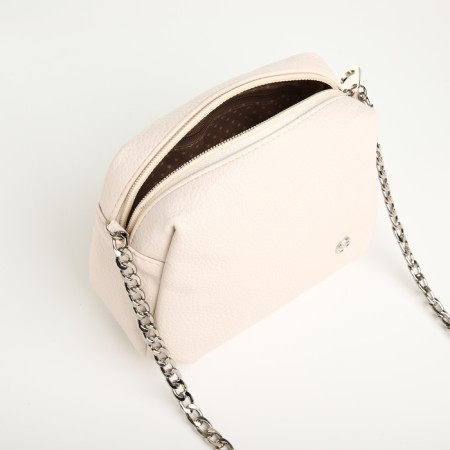 Women's bag with lightning, beige color-3