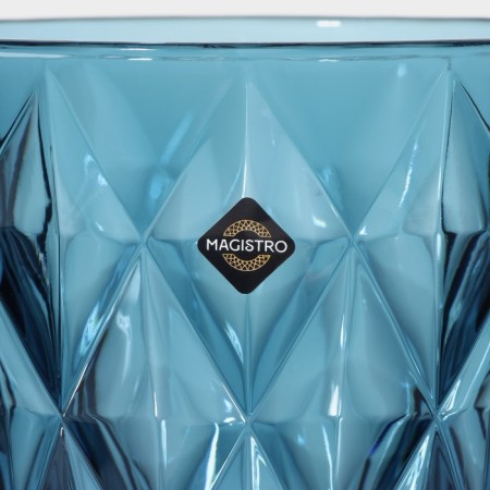 Glass Glass Magistro "Cruise", 1.1 l, blue color-9