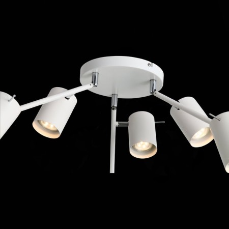 Ceiling lamp ST LUCE. SL597.502.06. 6x3 W, GU10, 3000K, 21x21x42 cm, white color-9