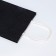 Gift Paper Package with glitter Black, 15 x 8 x 21 cm