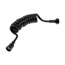 Шланг для гигиенической лейки ZEIN 4166, 1/2‘‘, ПВХ, 150 см, спиральный, черный